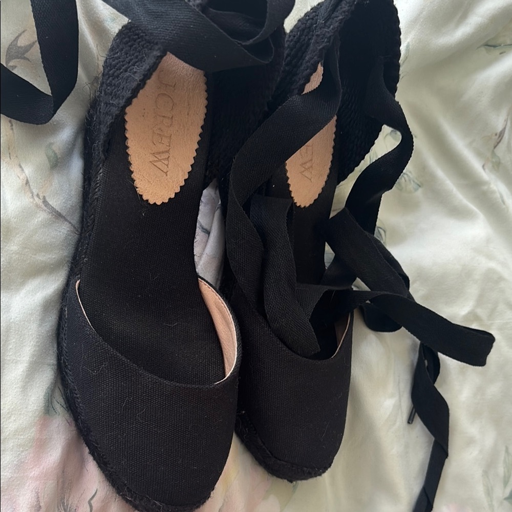 Black Women's Espadrille Shoes